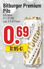 Aktuelle Bitburger Angebote bei Trinkgut in Düren Aktuelles Premium Pils Angebot bei Trinkgut in Düren ab 0,69 €