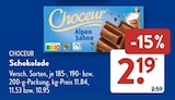 Schokolade von Choceur für 2,19 € bei ALDI SÜD im Angebot Schokolade von Choceur im aktuellen ALDI SÜD Prospekt