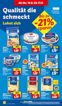 Mozzarella im aktuellen Lidl Prospekt (Bochum) Mozzarella im Lidl Prospekt "LIDL LOHNT SICH" mit 63 Seiten (Bochum)