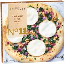 Pizza chèvre, miel, noix - Picard à Paris Pizza chèvre, miel, noix en promo chez Picard Paris à 3,30 €