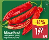 Spitzpaprika rot  im aktuellen ALDI Nord Prospekt für 1,49 €