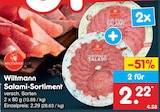 Salami-Sortiment Angebote von Wiltmann bei Netto Marken-Discount Bremerhaven für 2,22 €