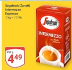 Intermezzo Espresso Angebote von Segafredo Zanetti bei GLOBUS Duisburg für 4,49 €