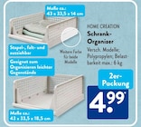 Schrank-Organizer von Home Creation im aktuellen ALDI SÜD Prospekt für 4,99 €
