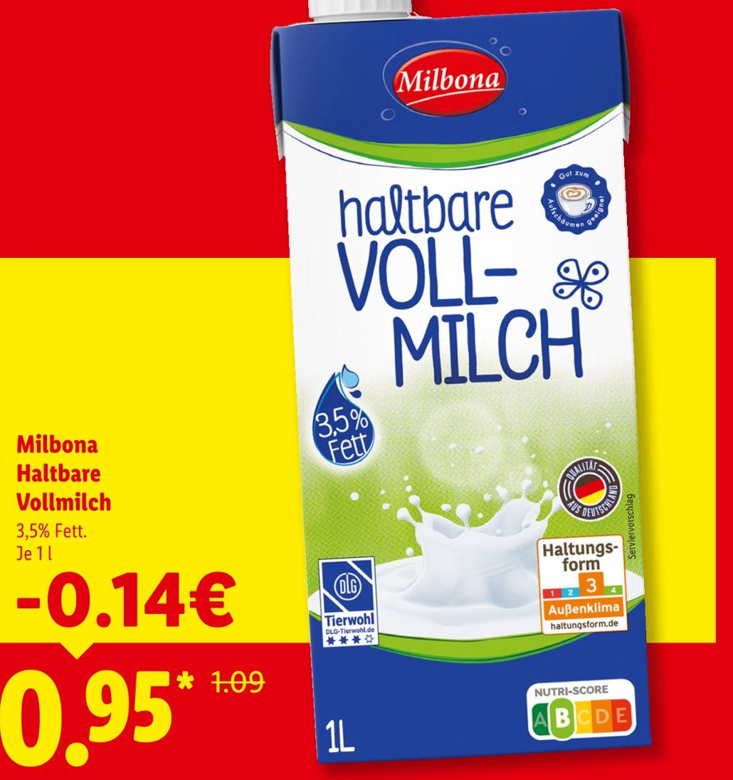 Haltbare Vollmilch