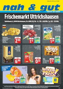 nah und gut Prospekt der Woche "Wir lieben Lebensmittel!" Seite 1, 26.10.2026 bis 31.10.2026 für Kalbach Aktueller nah und gut Prospekt "Wir lieben Lebensmittel!" Seite 1 von 8 Seiten für Kalbach