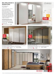 Kleiderschrank im XXXLutz Möbelhäuser Prospekt in Frechen Aktueller XXXLutz Möbelhäuser Prospekt mit Kleiderschrank, "Schlafen Spezial", Seite 7