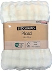 Plaid flanelle - Domedia en promo chez Intermarché Hyper Plaid flanelle - Domedia dans le catalogue Intermarché Hyper