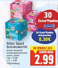 Schokowürfel von Ritter Sport im aktuellen E center Prospekt