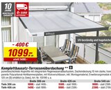 Aktuelle Terrassenüberdachung Angebote bei toom Baumarkt in Leipzig Aktuelles Komplettbausatz-Terrassenüberdachung Angebot bei toom Baumarkt in Leipzig ab 1.099,00 €