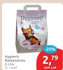 Katzenstreu von Hygienit für 2,79 € bei budni im Angebot Katzenstreu von Hygienit im aktuellen budni Prospekt