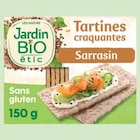 Promo Tartines craquantes Bio sans gluten Sarrasin à 0,75 € dans le catalogue Intermarché à Dijon