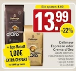 Aktuelle Kaffee Angebote bei WEZ in Bad Oeynhausen Aktuelles Espresso oder Crema d'Oro Angebot bei WEZ in Bad Oeynhausen ab 12,99 €