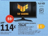 MONITEUR GAMING VG249QE5A - ASUS en promo chez E.Leclerc Boulogne-sur-Mer à 114,00 €
