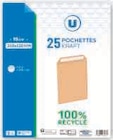 Enveloppes ou pochettes - U dans le catalogue Super U