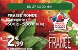 Fraise Ronde à Intermarché Super dans Brié-et-Angonnes Fraise Ronde à Intermarché Super dans Brié-et-Angonnes