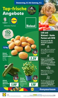 Kartoffeln im Lidl Prospekt "LIDL LOHNT SICH" mit 62 Seiten (Mannheim)