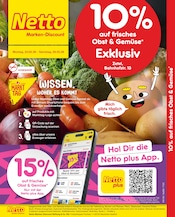 Netto Marken-Discount Zetel Prospekt der aktuellen Woche, gültig von 23.02.2026 bis 28.02.2026 Aktueller Netto Marken-Discount Zetel Prospekt "10% auf Obst & Gemüse" mit 2 Seiten