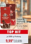 Espresso Napoli/ Crema Italia Angebote von Saquella bei Metro Brandenburg für 10,69 €