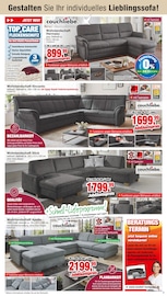 Ecksofa im Die Möbelfundgrube Prospekt in Saarbrücken Aktueller Die Möbelfundgrube Prospekt mit Ecksofa, "Unser größter Jubiläums Verkauf aller Zeiten!", Seite 5