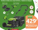 Promo Tondeuse tractée sur batterie 48 V à 429,00 € dans le catalogue Mr. Bricolage à Querqueville