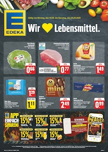 EDEKA Prospekt Wir lieben Lebensmittel! mit 8 Seiten