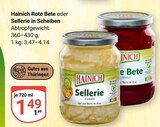 Rote Bete in Scheiben Angebote von Hainich bei GLOBUS Rostock für 1,49 €