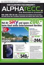 ALPHATECC. Prospekt für Saarbrücken mit 10 Seiten ALPHATECC. Prospekt für Saarbrücken: "DIE MACHEN‘S EINFACH", 10 Seiten, 26.07.2021 - 31.07.2021