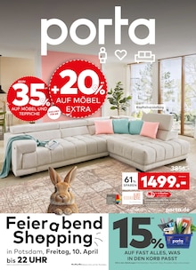 Aktueller porta Möbel Potsdam Prospekt porta Möbel Potsdam Prospekt "Besser gleich zu porta." mit 8 Seiten