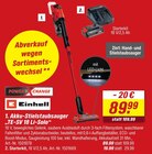 Aktuelles Akku-Stielstaubsauger TE-SV 18 Li-Solo Angebot bei toom Baumarkt in Köln ab 19,99 €