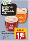 Frühstücks-Konfitüre von Zentis im aktuellen REWE Prospekt
