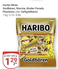 Aktuelle Haribo Angebote bei GLOBUS in Mannheim Aktuelles Minis Goldbären, Starmix, Kinder-Parade, Phantasia oder Saftgoldbären Angebot bei GLOBUS in Mannheim ab 1,29 €