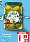 Pfeffergurken von Spreewaldhof für 1,99 € bei EDEKA im Angebot Pfeffergurken von Spreewaldhof im aktuellen EDEKA Prospekt