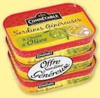 Sardines généreuses à l'huile d'olive - Connetable en promo chez Super U Villeneuve-Saint-Georges à 9,00 €