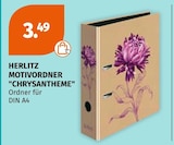 MOTIVORDNER "CHRYSANTHEME" bei Müller im Schlitz Prospekt für 3,49 €