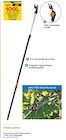 Coupe-branches télescopique + tête scie d’élagage - FISKARS en promo chez Castorama Coupe-branches télescopique + tête scie d’élagage - FISKARS dans le catalogue Castorama