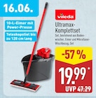 Ultramax-Komplettset von Vileda für 19,99 € bei ALDI Nord im Angebot Ultramax-Komplettset von Vileda im aktuellen ALDI Nord Prospekt