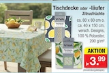Tischdecke oder -läufer Zitrusfrüchte Angebote von Viva bei Zimmermann Hannover für 3,99 €