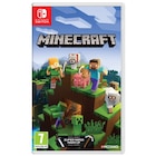 Jeu "Minecraft" pour Nintendo Switch - NINTENDO en promo chez Carrefour Boulogne-Billancourt à 22,49 €