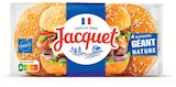 Pain Burger Géant X4 Nature - JACQUET dans le catalogue Intermarché Super