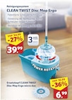 CLEAN TWIST Disc Mop Ergo Angebote bei famila Nordwest Oldenburg für 6,99 €