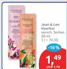 Haarkur von Jean & Len im aktuellen budni Prospekt