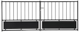Promo Portail fer battant noir "Bristol" - L. 3 x H. 1,20 m à 135,00 € dans le catalogue Brico Dépôt à Caudry