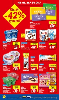 Milka im aktuellen Lidl Prospekt (Hamburg) Milka im Lidl Prospekt "LIDL LOHNT SICH" mit 62 Seiten (Hamburg)