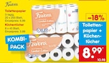 Toilettenpapier + Küchentücher von Favora im aktuellen Netto Marken-Discount Prospekt für 8,99 €