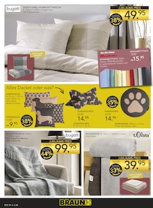 Bettwäsche im BRAUN Möbel-Center Prospekt "Wir feiern Jubiläum!" mit 24 Seiten (Freiburg (Breisgau))