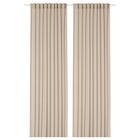 Aktuelle Gardinen Angebote bei IKEA in München Aktuelles Gardinenstore/Paar beige/mit Gardinenband 145x300 cm Angebot bei IKEA in München ab 25,49 €