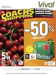 Catalogue Vival à Angers, avec 4 pages Prospectus Vival à Angers, "Les coachs shopping", 4 pages, 15/06/2022 - 26/06/2022