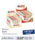 Duplo von Ferrero im aktuellen Metro Prospekt