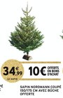SAPIN NORDMANN COUPÉ 150/175 CM AVEC BÛCHE OFFERTE à Intermarché dans Ris-Orangis SAPIN NORDMANN COUPÉ 150/175 CM AVEC BÛCHE OFFERTE à Intermarché dans Ris-Orangis